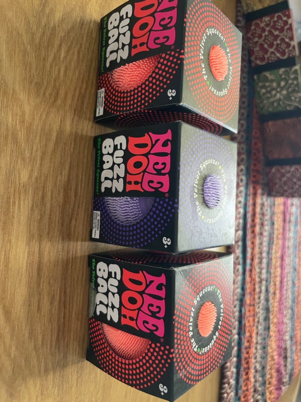 3 units bundle NeeDoh Fuzz Ball